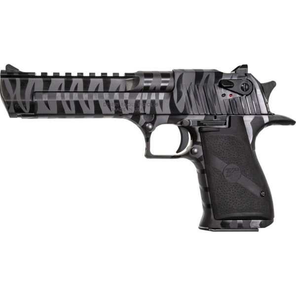 1204118_1.jpg Magnum Research Desert Eagle Mark XIX Pistol 50 AE 6 in. Black with Tiger Stripe 7 rd.