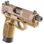 FN 502 Tactical Pistol 22 LR 4.6 in. FDE w/Threaded Barrel 10/15 rd.