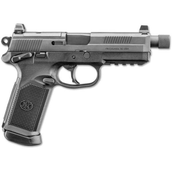 1215310_1.jpg FN FNX-45T Tactical Pistol 45 ACP 5.3 in. Black w/Threaded Barrel 15 rd.
