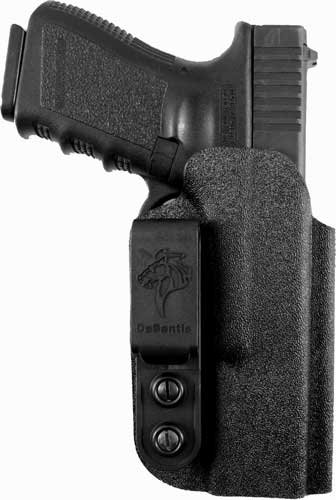 DESANTIS SLIM TUCK HOLSTER IWB - KYDEX AMBI FITS GLOCK 19/23 BL
