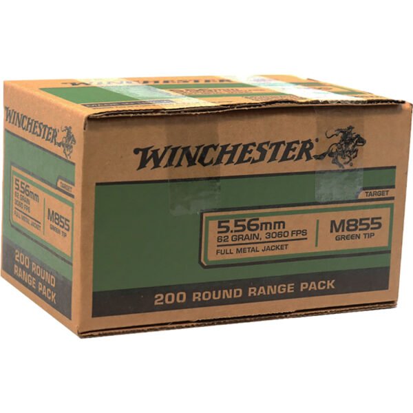 1703945_1.jpg Winchester USA M855 Rifle Ammo 5.56 62 gr. FMJ 200 rd.