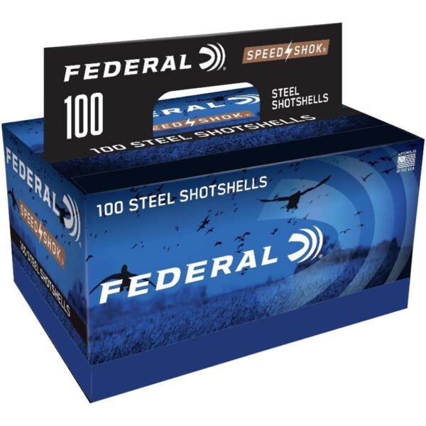 1704389_1.jpg Federal Speed-Shok Load 12 Gauge 3 in. 1 1/4 oz. BB Shot 100 rd.