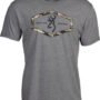 BROWNING SS T-SHIRT BROWNING - HEXLOCK HEATHER GRAY LARGE