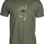 BROWNING SS T-SHIRT CAMO - BUCKMARK GREEN/OVIX XXLARGE