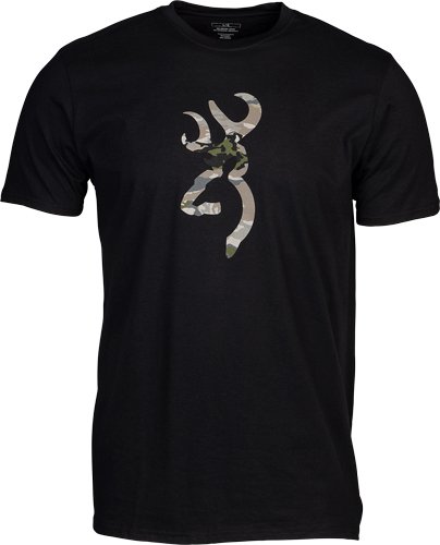BROWNING SS T-SHIRT CAMO - BUCKMARK BLACK/OVIX XLARGE