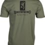 BROWNING SS T-SHIRT EMBLEM - MILITARY GREEN XLARGE