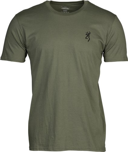 BROWNING SS T-SHIRT EMBLEM - MILITARY GREEN XXLARGE