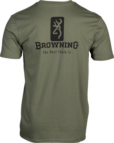 BROWNING SS T-SHIRT EMBLEM - MILITARY GREEN XXLARGE