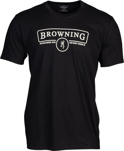 BROWNING SS T-SHIRT CONTOUR - BLACK XXLARGE