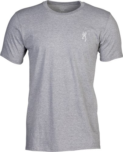 BROWNING SS T-SHIRT BROWNING - LEGACY FLAG HTHR GRAY LARGE