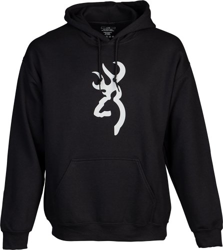 BROWNING HOODIE BRANDED BUCK - MARK BLACK LARGE