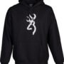 5030019904.jpg BROWNING HOODIE BRANDED BUCK - MARK BLACK XLARGE