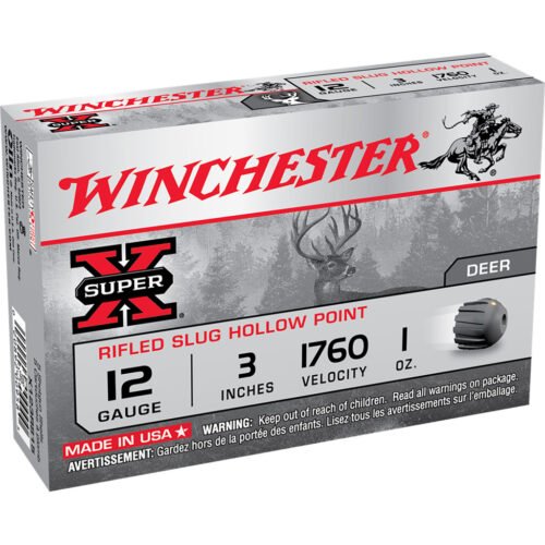 609948_1.jpg Winchester Super-X Rifled Slug HP 12 ga. 3 in. 1 oz. Slug 5 rd.