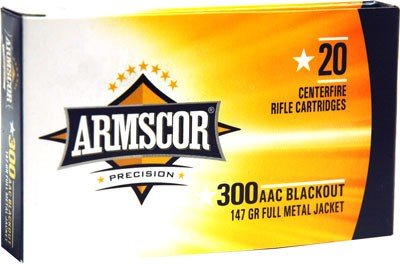 A50196.jpg ARMSCOR 300 AAC 147GR FMJ - 20RD 10BX/CS