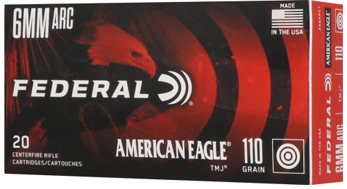 AE6ARC1_1.jpg FEDERAL AE 6MM ARC 130GR TMJ - 100GR SP 20RD 10BX/CS