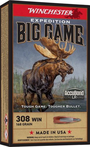 WINCHESTER EXPEDITION 308 WIN - 168GR ACCUBOND 20RD 10BX/CS