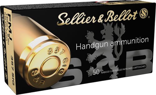 S&B 357 SIG 140GR FMJ - 50RD 20BX/CS