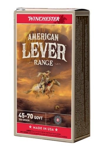 AW4570AL.jpg WINCHESTER AMERICAN LEVER - 45-70 GOVT 300GR JHP 20RD 10BX