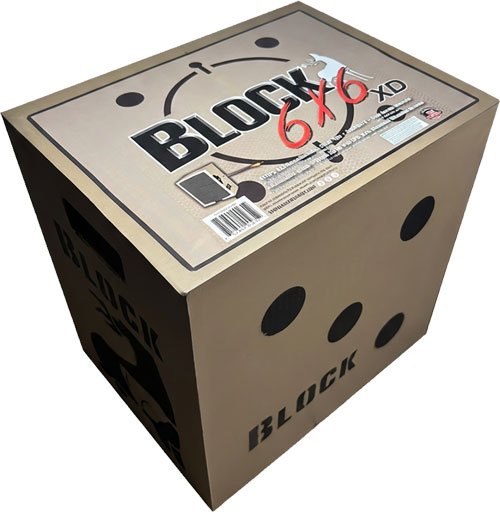BLOCK TARGETS 6X6 XD TARGET - 6-SIDED BROADHEAD RATED
