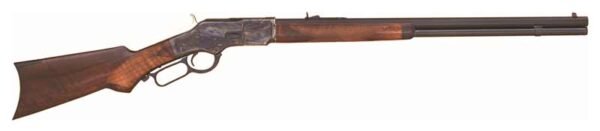 GCA277.jpg CIMARRON 1873 DELUXE 45LC - 24" OCTAGON CC/BLUED PG WALNUT