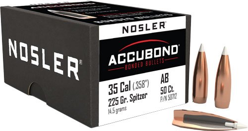 N50712_2.jpg NOSLER BULLETS 35 CAL .358 - 225GR ACCUBOND 50CT