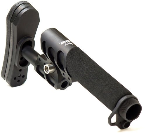 OSZULUKITBLK.jpg ODIN STOCK ZULU 2.0 W/PADDED - BUFFER TUBE BLACK FOR AR-15