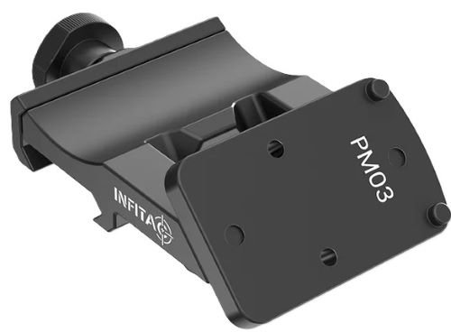 PM03.jpg INFITAC 45 DEGREE OFFSET MOUNT - PICATINNY FOR FMP13 & FML19