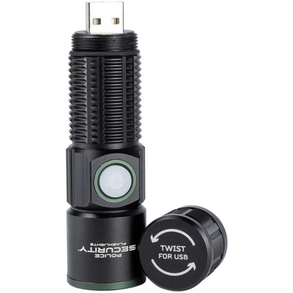Police Security USB Flashlight 550 Lumens