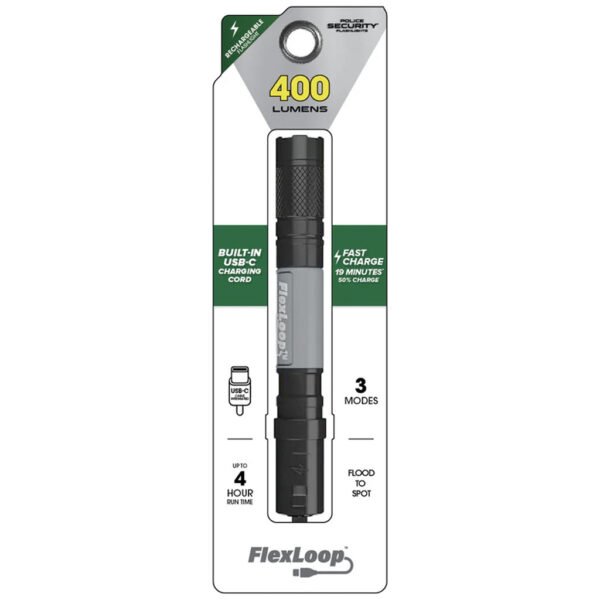 Police Security FlexLoop RS Flashlight 400 Lumens