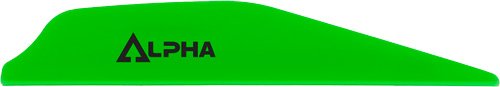 101061NG28_1.jpg BOHNING ALPHA AR 1250 VANE - 2.8" NEON GREEN 36PK