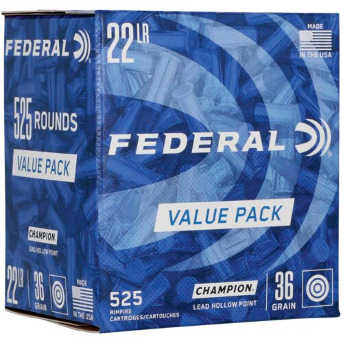 1102429_1.jpg Federal Champion Value Pack 22 LR 36 gr. Lead HP 525 rd.