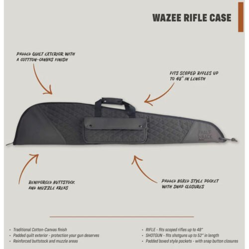 Half Rack Wazee Rifle Case 48 in. Quilted Canvas