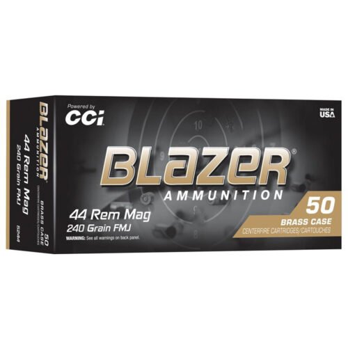1103302_1.jpg CCI Blazer Brass Pistol Ammo 44 Magnum 240 gr. FMJ 50 rd.