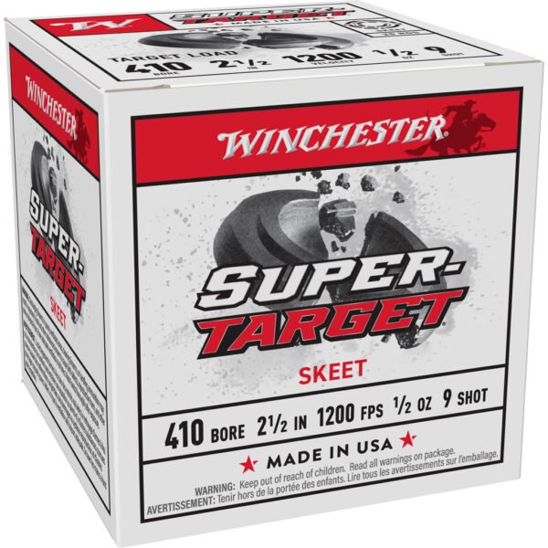 1103550_1.jpg Winchester Super Target Shotshell 410 ga. 2 1/2 in. 1/2 oz. 9 Shot 25 rd.