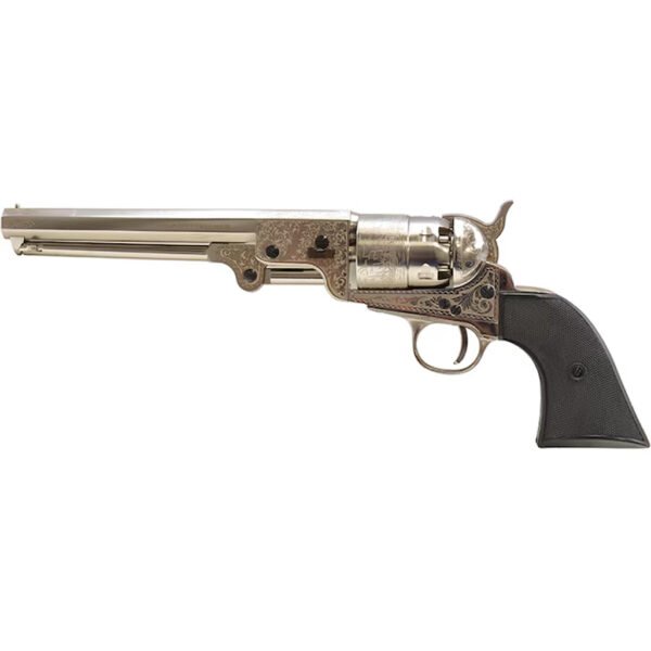 1214508_1.jpg Pietta 1851 Navy Blackpowder Revolver .44 Cal 7.5in. Nickle