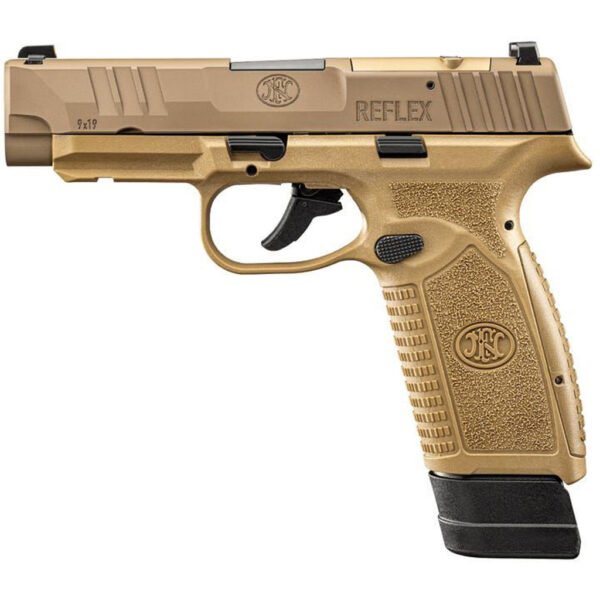 FN Reflex XL MRD NMS Pistol 9mm 3.8 in. FDE 15/18 rd.