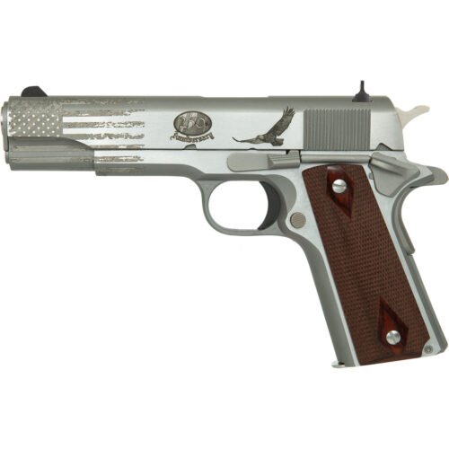Colt 1911 Liberty 250th Pistol  45 ACP 5 in. Stainless w/250th Engraving 8 rd.