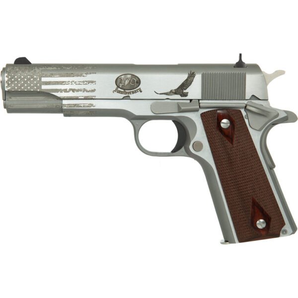 1215398_2.jpg Colt 1911 Liberty 250th Pistol 45 ACP 5 in. Stainless w/250th Engraving 8 rd.