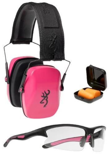 BROWNING BUCKMARK RANGE KIT - WITH GLASSES PINK