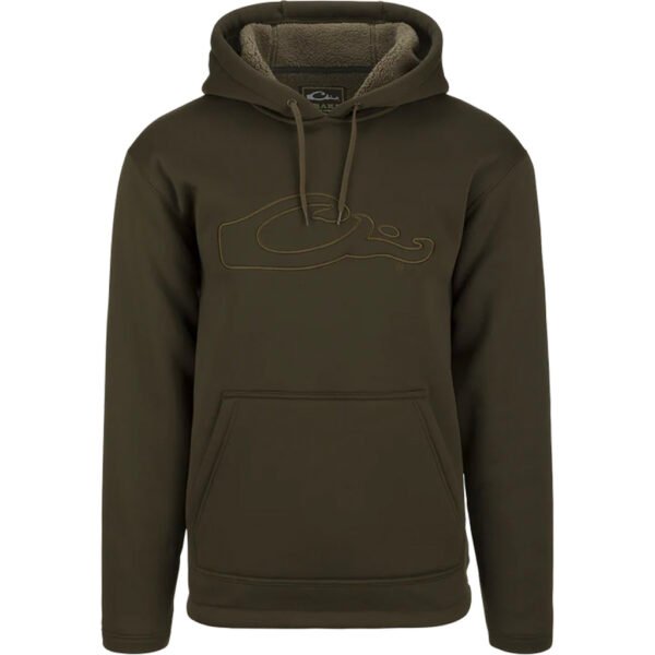 Drake Silencer Hoodie Green Timber Large