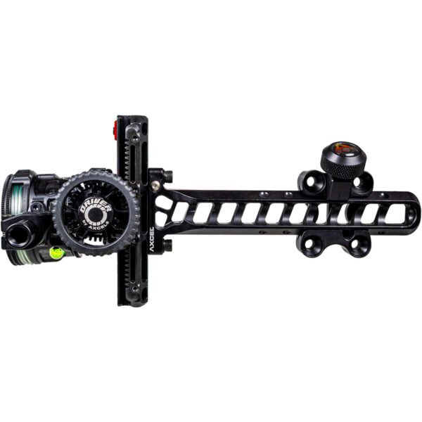 1502921_2.jpg Axcel Driver Plus Slider Sight w/AVX-41 Scope Stealth BH .010 Green Fiber Single Pin LH