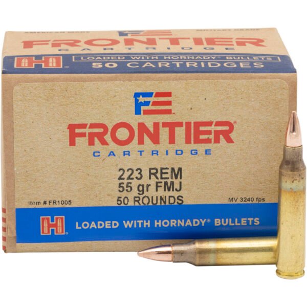 1701860_1.jpg Hornady Frontier Rifle Ammo 223 Rem. 55 gr. FMJ 50 rd.