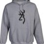 5030016903.jpg BROWNING HOODIE BRANDED BUCK - MARK HEATHER GRAY LARGE