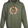 5030036404.jpg BROWNING HOODIE VINTAGE EMBLEM - WHITETIAL GREEN XLARGE