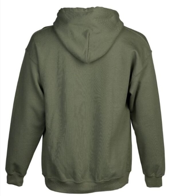5030036404_back.jpg BROWNING HOODIE VINTAGE EMBLEM - WHITETIAL GREEN XLARGE