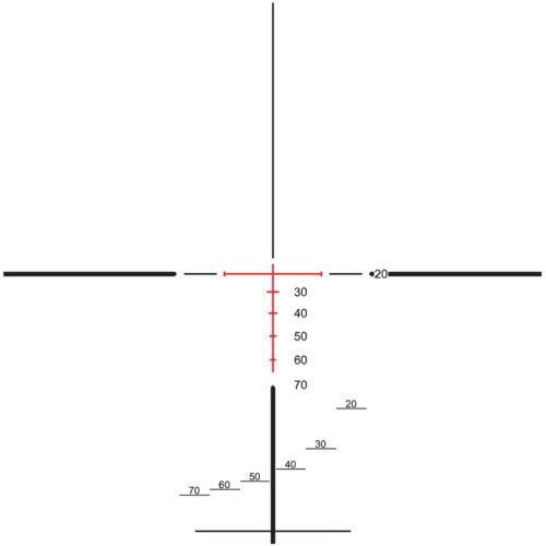 66419_3.jpg Hawke XB1 Crossbow Scope 1.5-5 x 32 Illuminated Reticle
