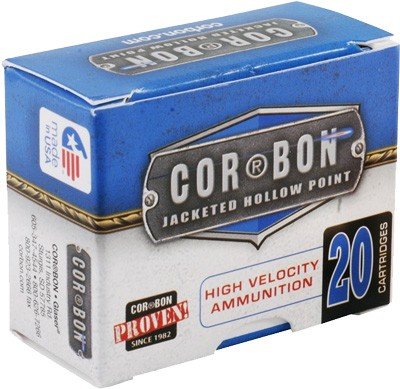 CORBON 9MM LUGER +P 125GR JHP - 20RD 25BX/CS