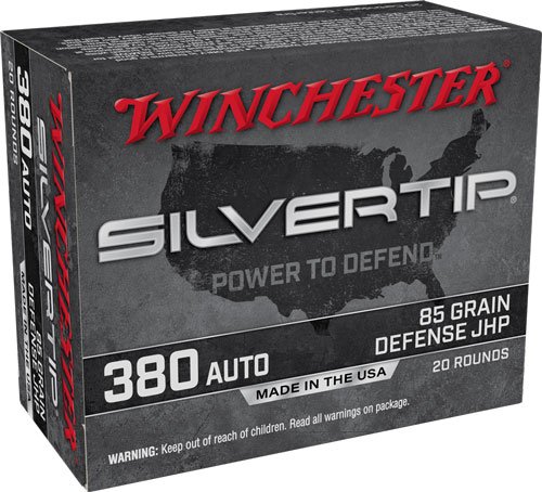 AW380ST.jpg WINCHESTER SILVERTIP 380 ACP - 85GR HP 20RD 10BX/CS