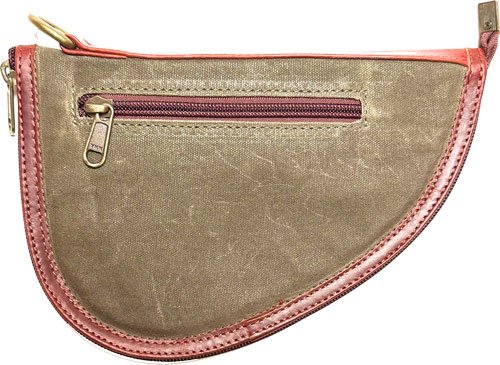 BPK82555WDL.jpg PALMETTO PISTOL CASE SMALL - WOODLAND WAXED CANVAS/BUFFALO