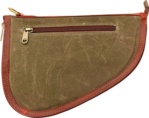 BPK9675WDL.jpg PALMETTO PISTOL CASE MEDIUM - WOODLAND WAXED CANVAS/BUFFALO